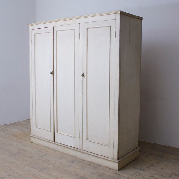 A C19th linen cupboard from Hilborough Hall in Norfolk