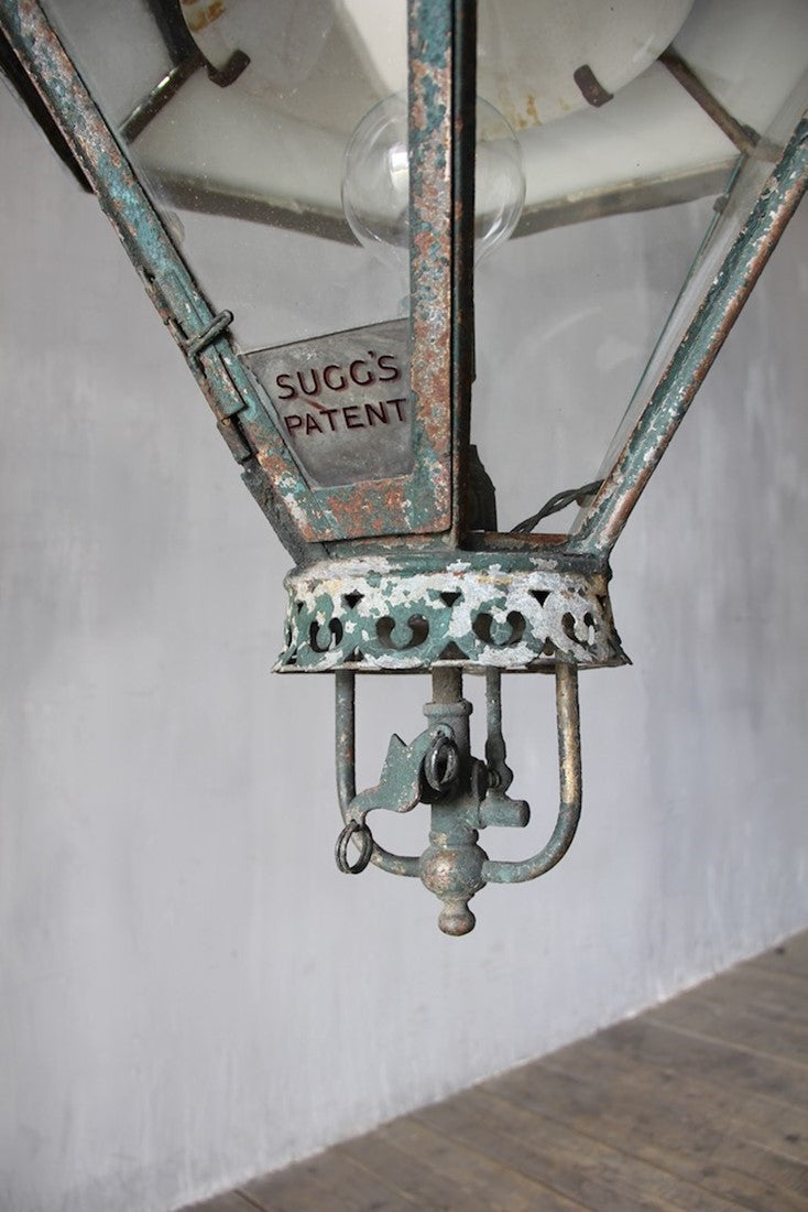 A rare 19th century Sugg street lantern