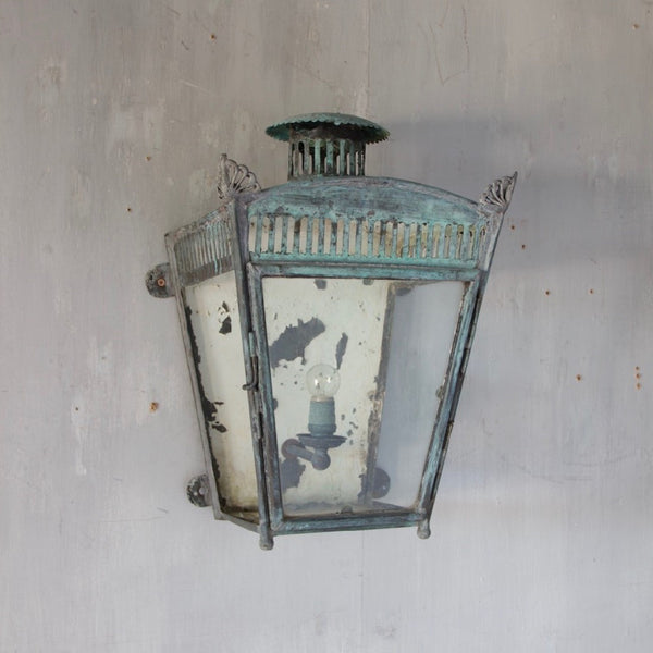 A rare regency wall lantern