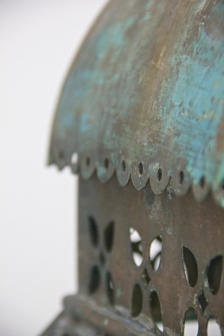 A C19th copper lantern