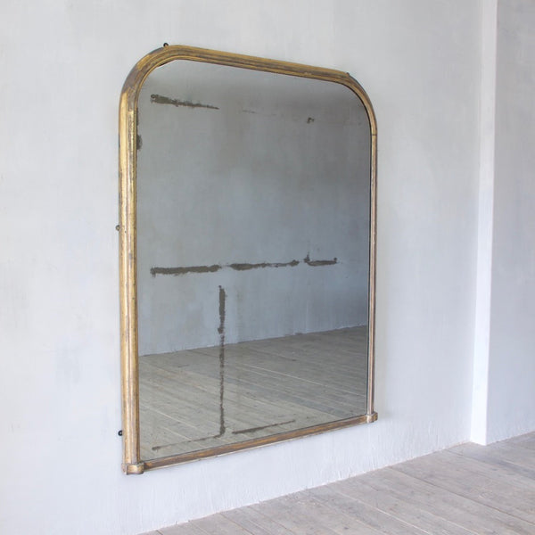 Very large Giltwood overmantle mirror