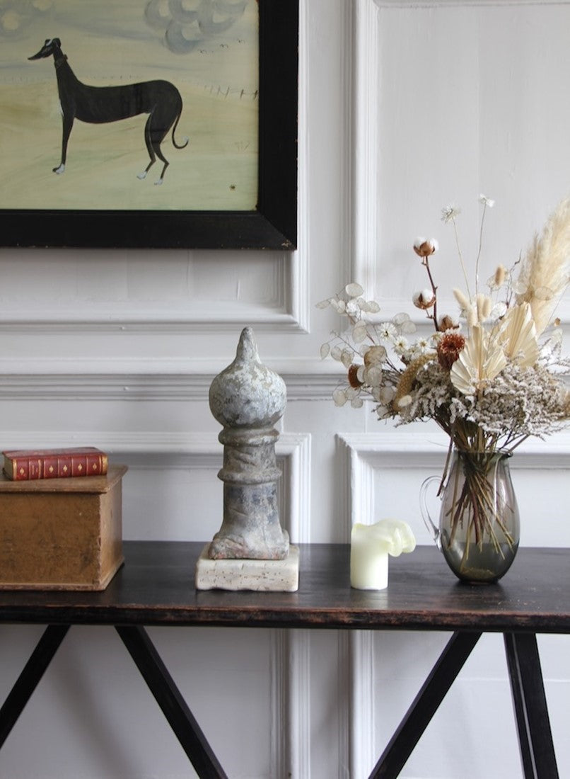 A large 18th century lead finial