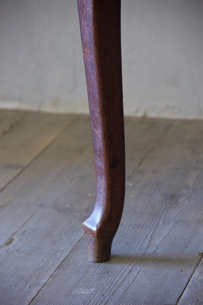 A C19th leather desk chair
