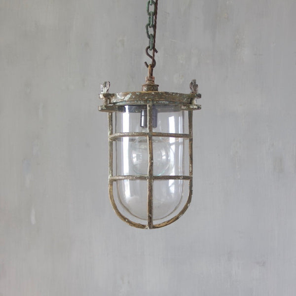 A brass ship's light