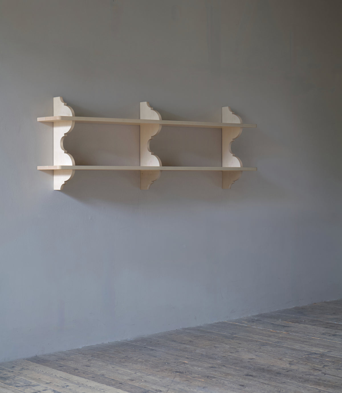 The orderly shelves
