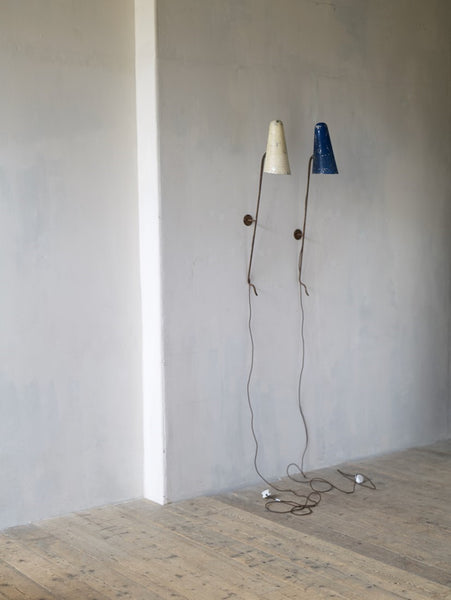 Two 1950s wall lights