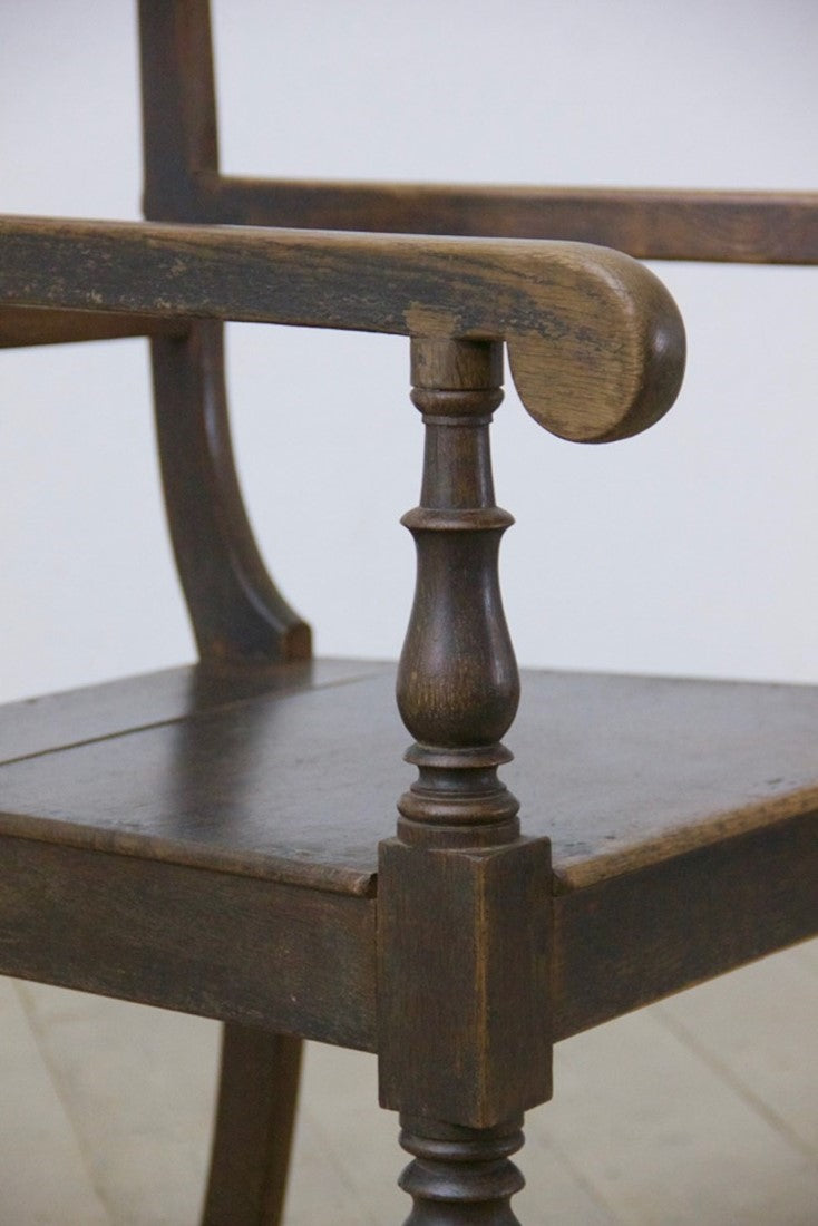 A pair of Georgian 'verandah' chairs
