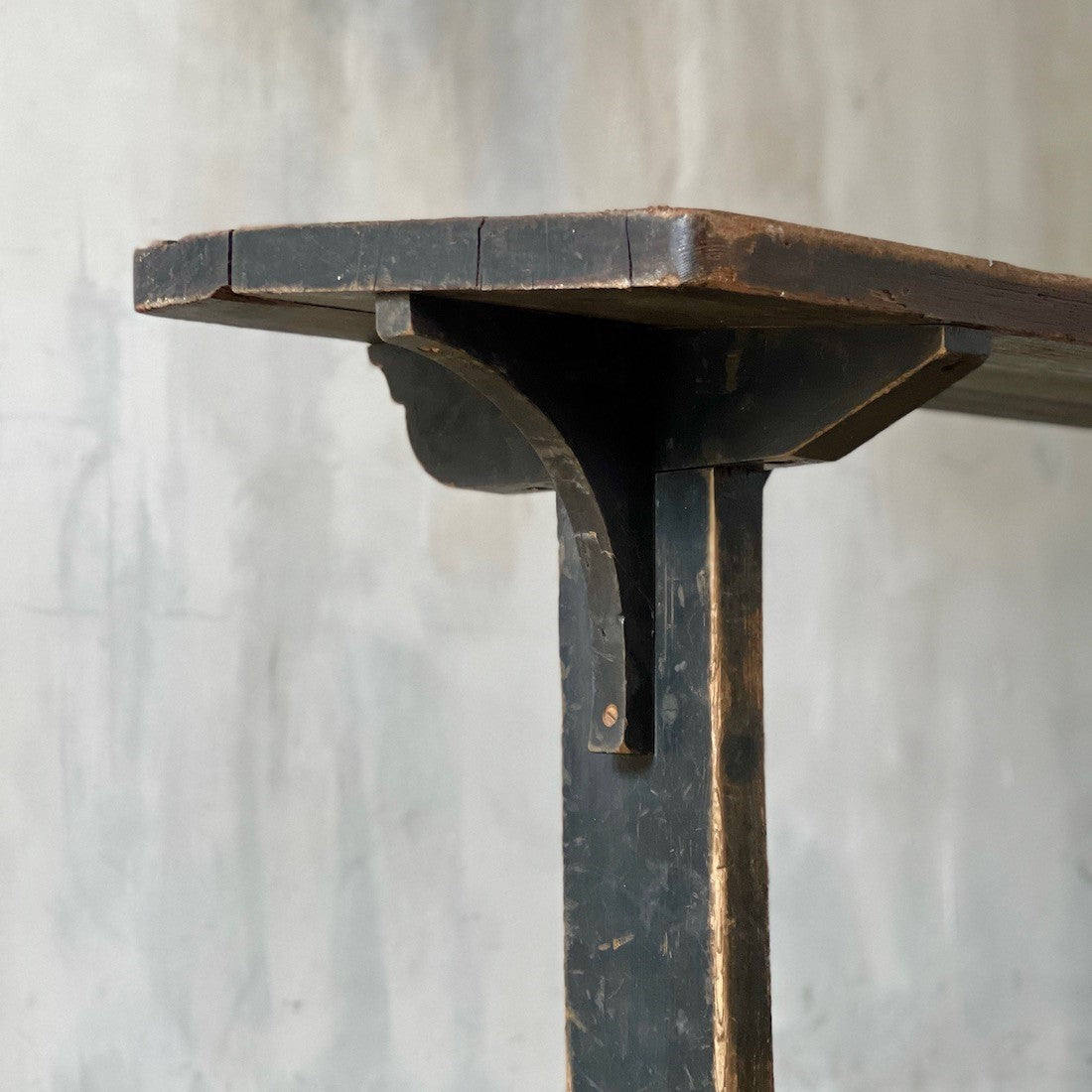 A primitive school desk
