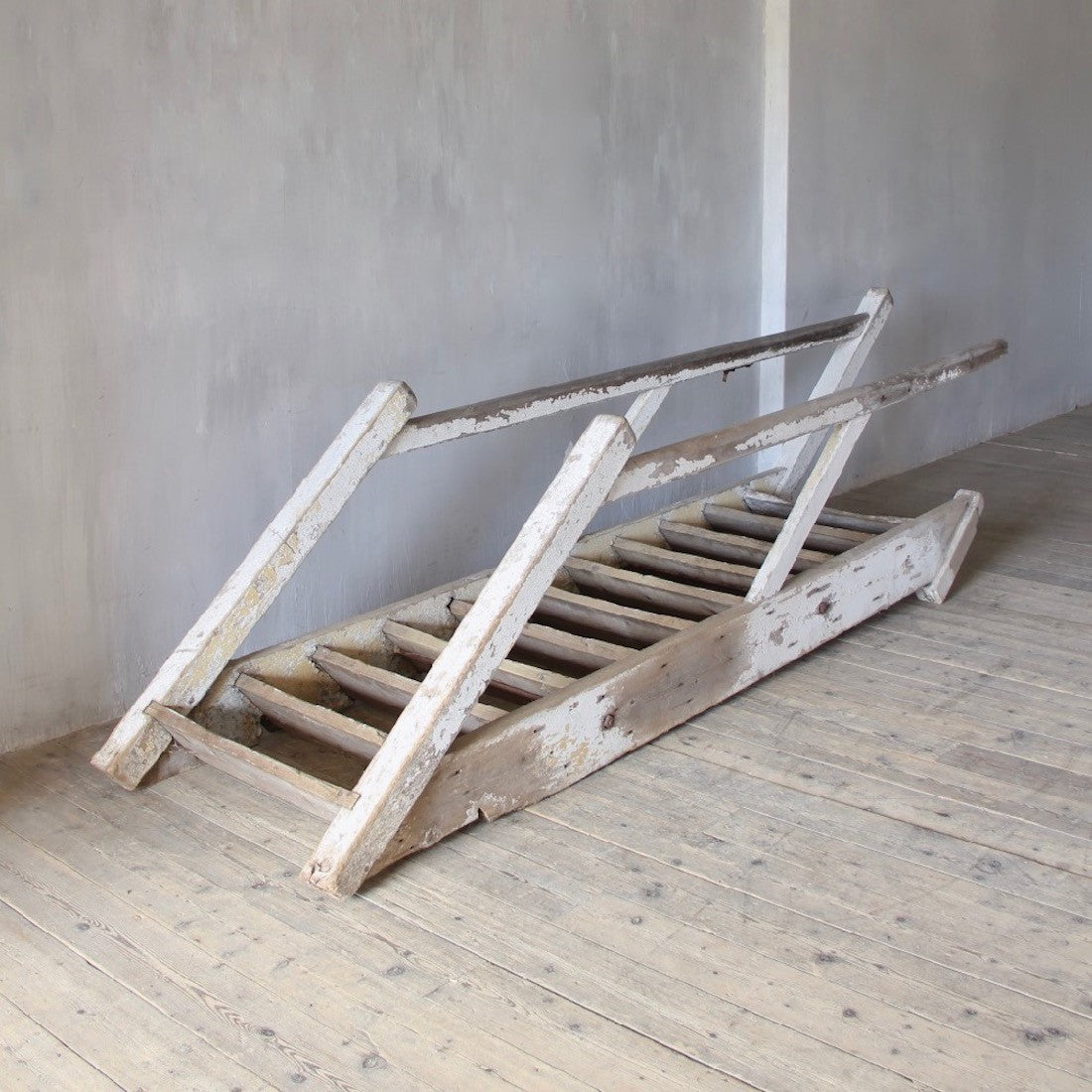A 19th century brewery staircase