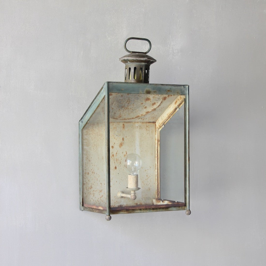 A large railway wall lantern