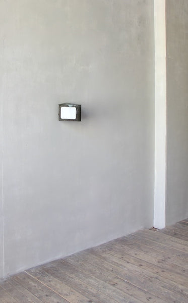 A 1930s overdoor wall lantern