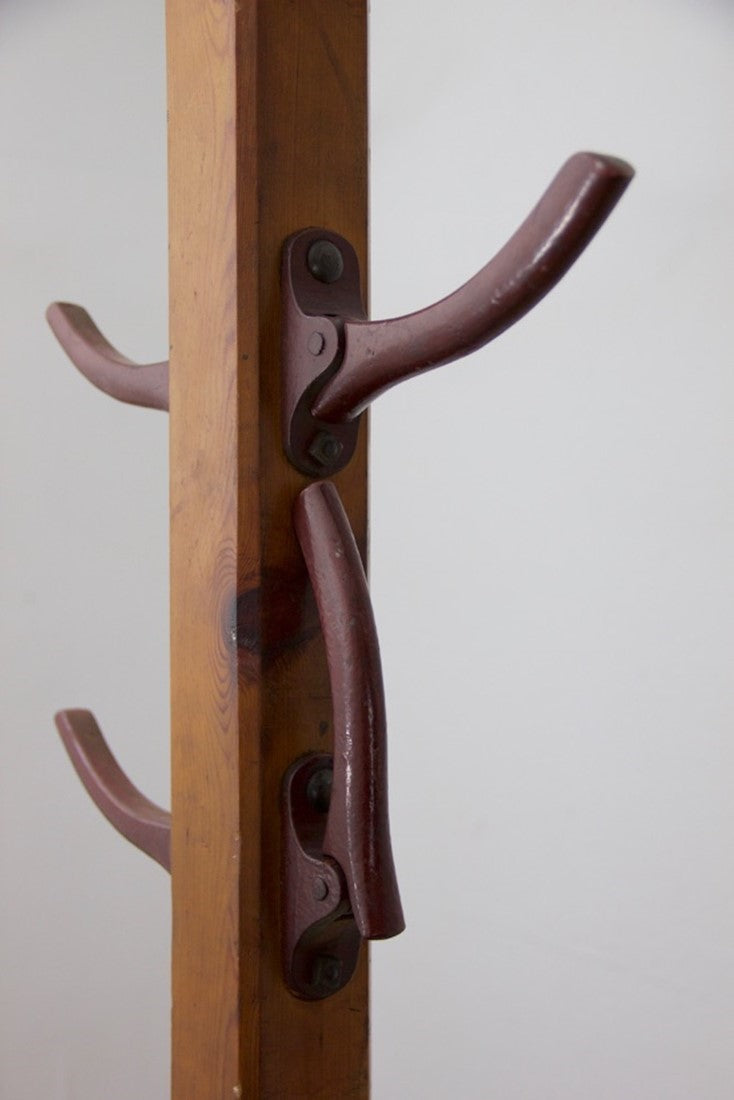 A set of 7 oar hooks