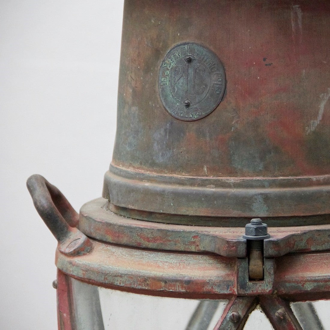 A bronze Buoy lantern