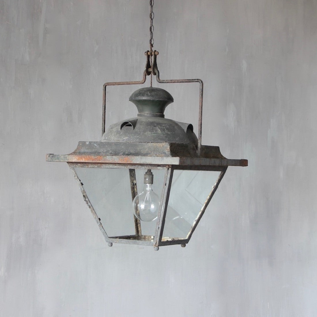 Large copper and iron lantern
