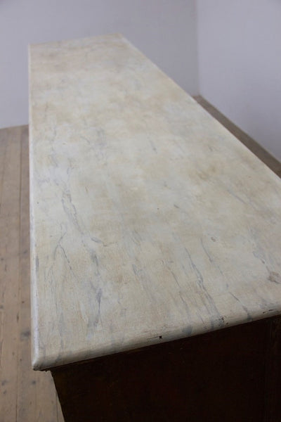 A large C19th shop counter
