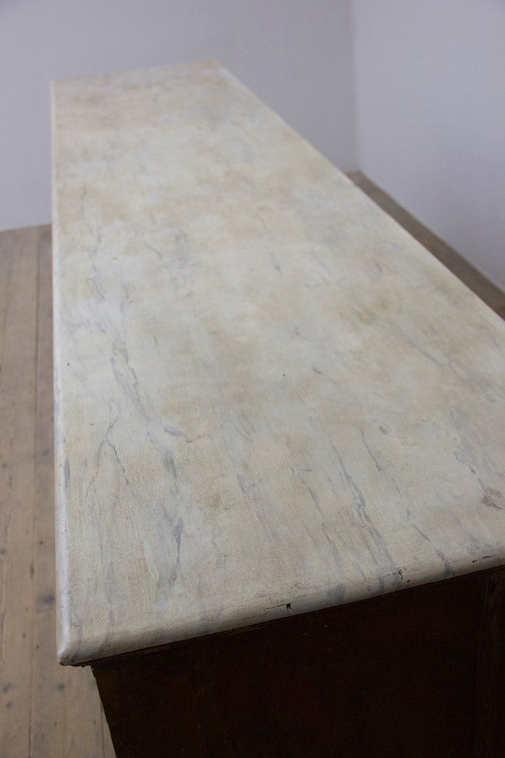 A large C19th shop counter