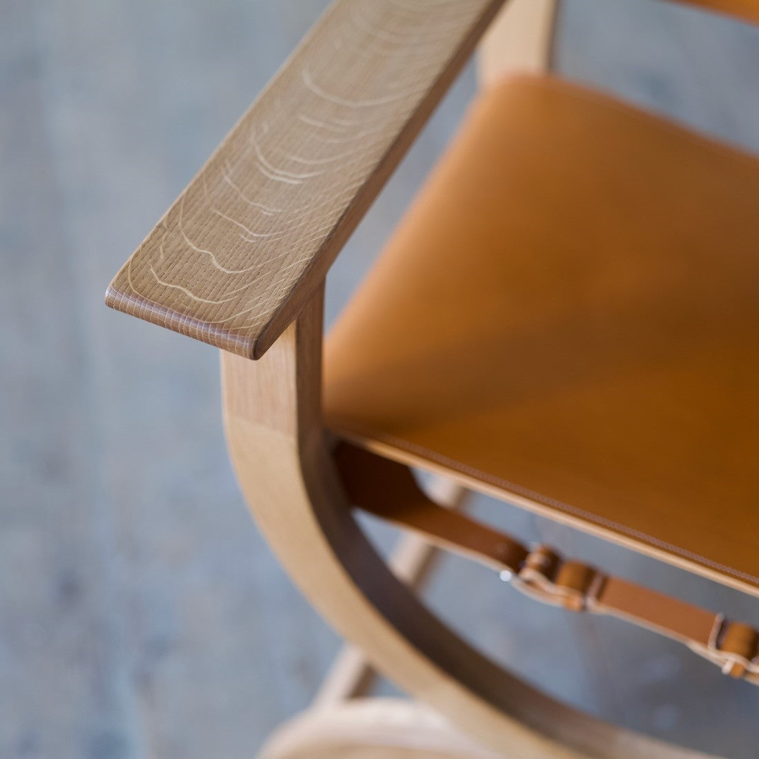 A set of bespoke x-frame chairs