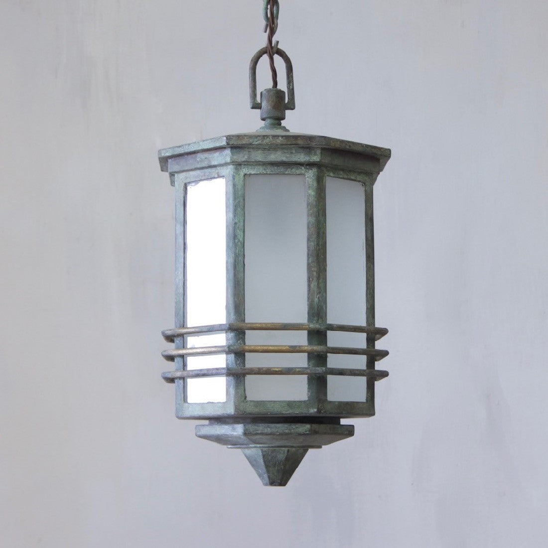 An art deco lantern