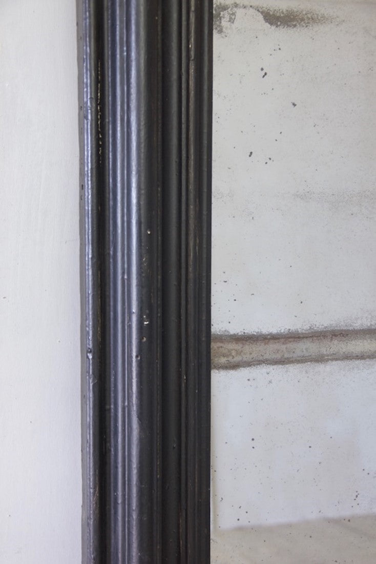 A large and handsome 19th century ebonised dressing mirror