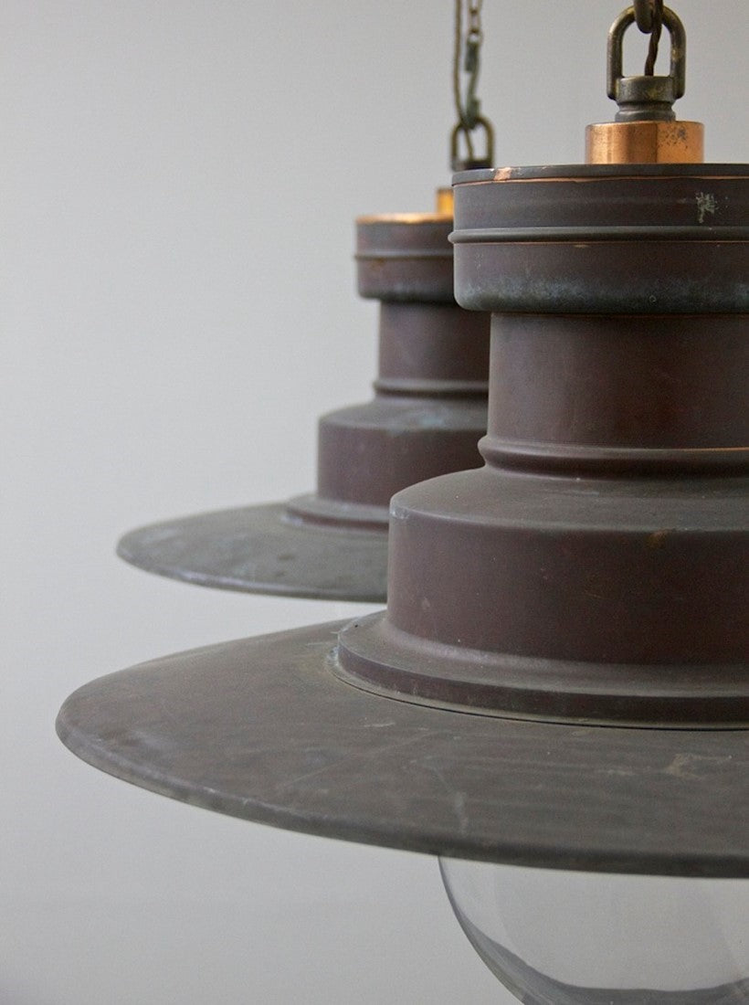 A copper station light (one available)