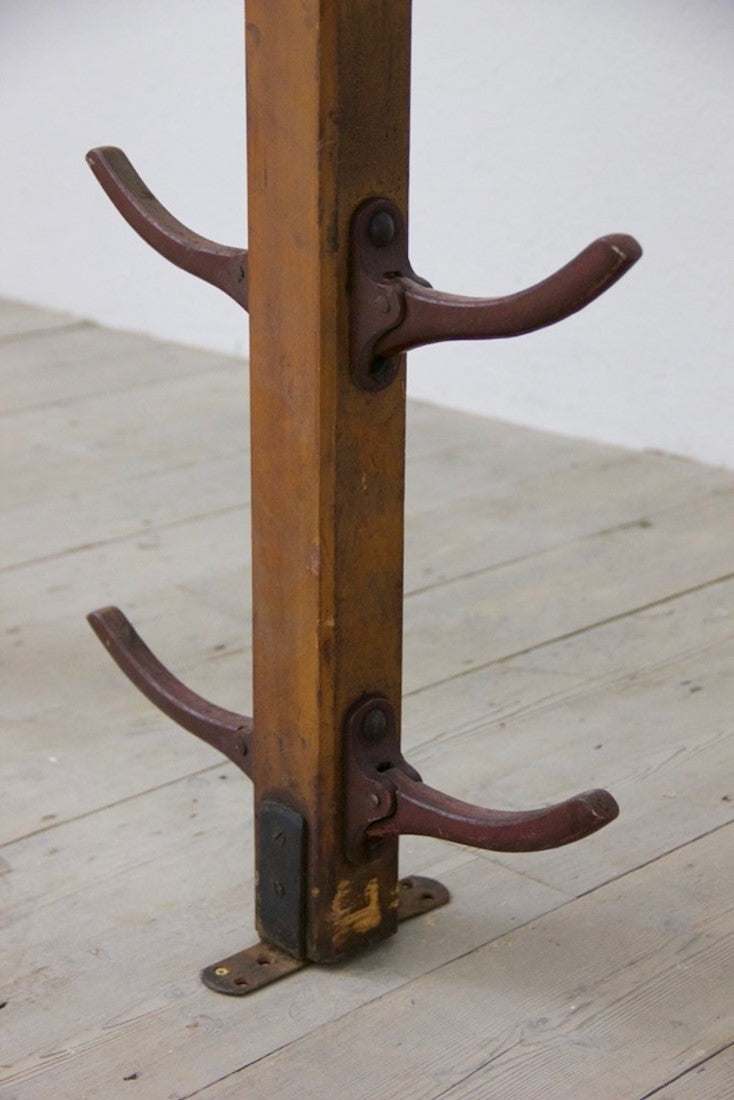 A set of 7 oar hooks