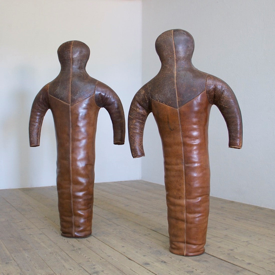 A pair of C20th punch bags