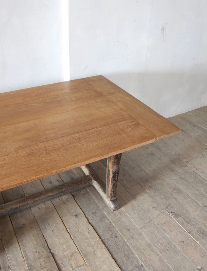 A large 19th century English refectory table