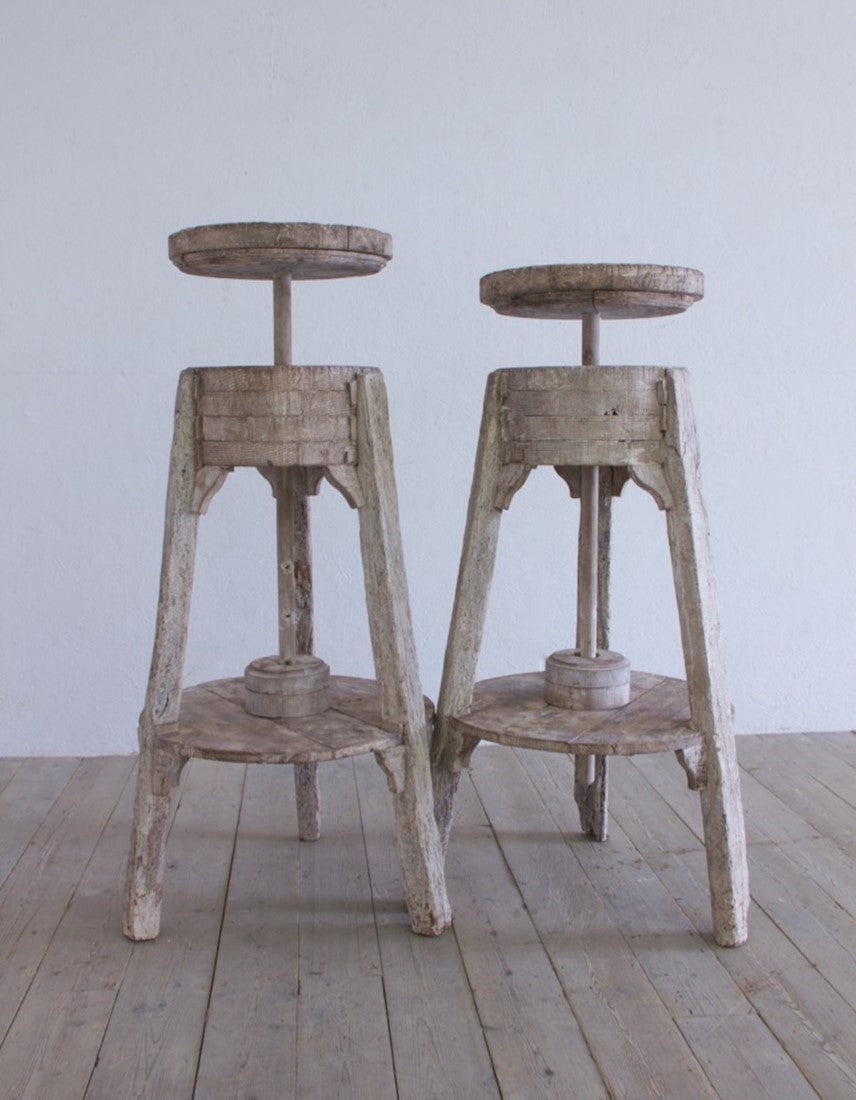 A pair of sculptor's stands