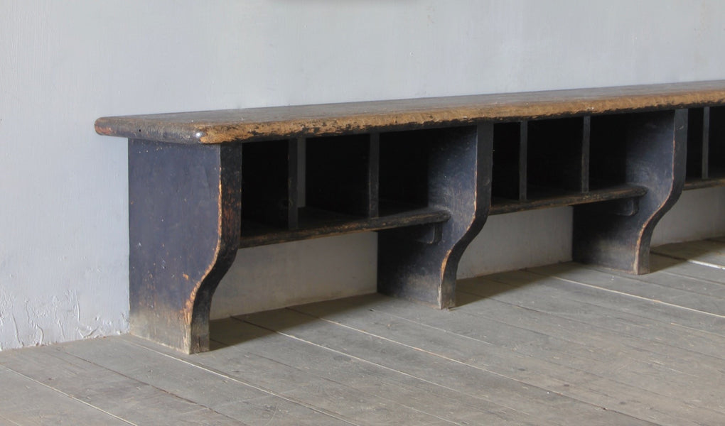 A 19th century pavilion bench