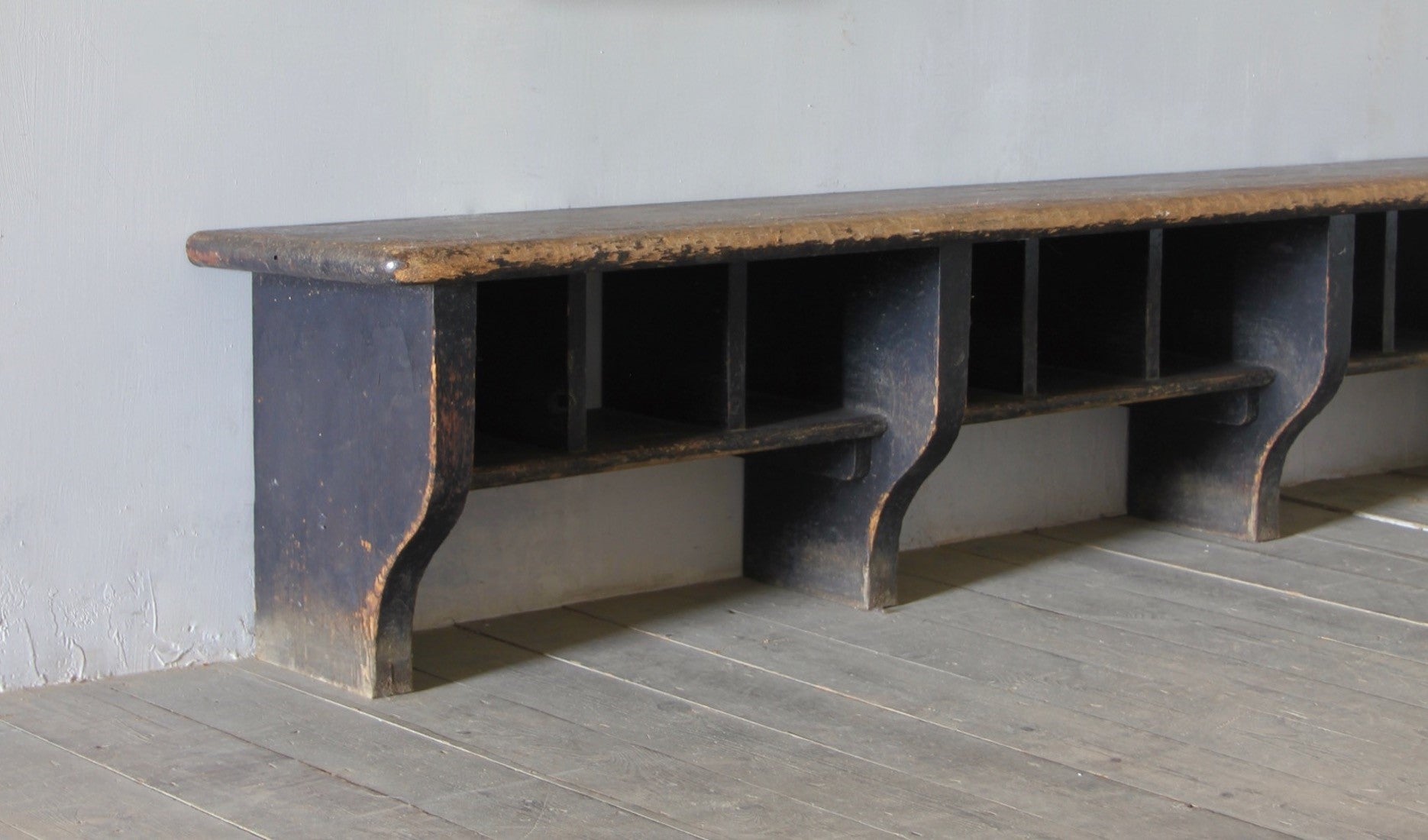 A 19th century pavilion bench
