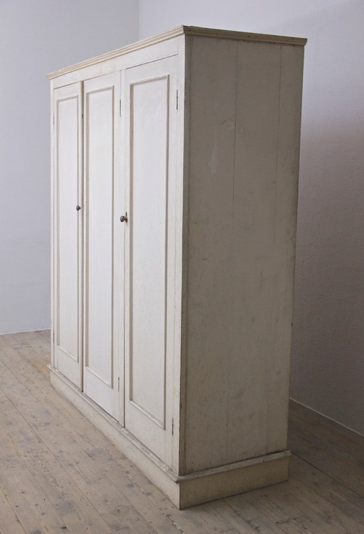 A C19th linen cupboard from Hilborough Hall in Norfolk