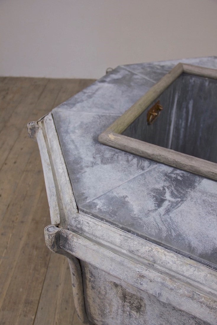 A large C19th lead planter