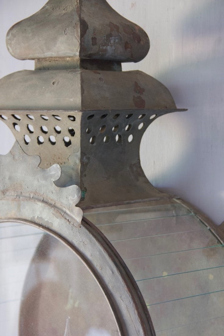 C19th circular wall lantern