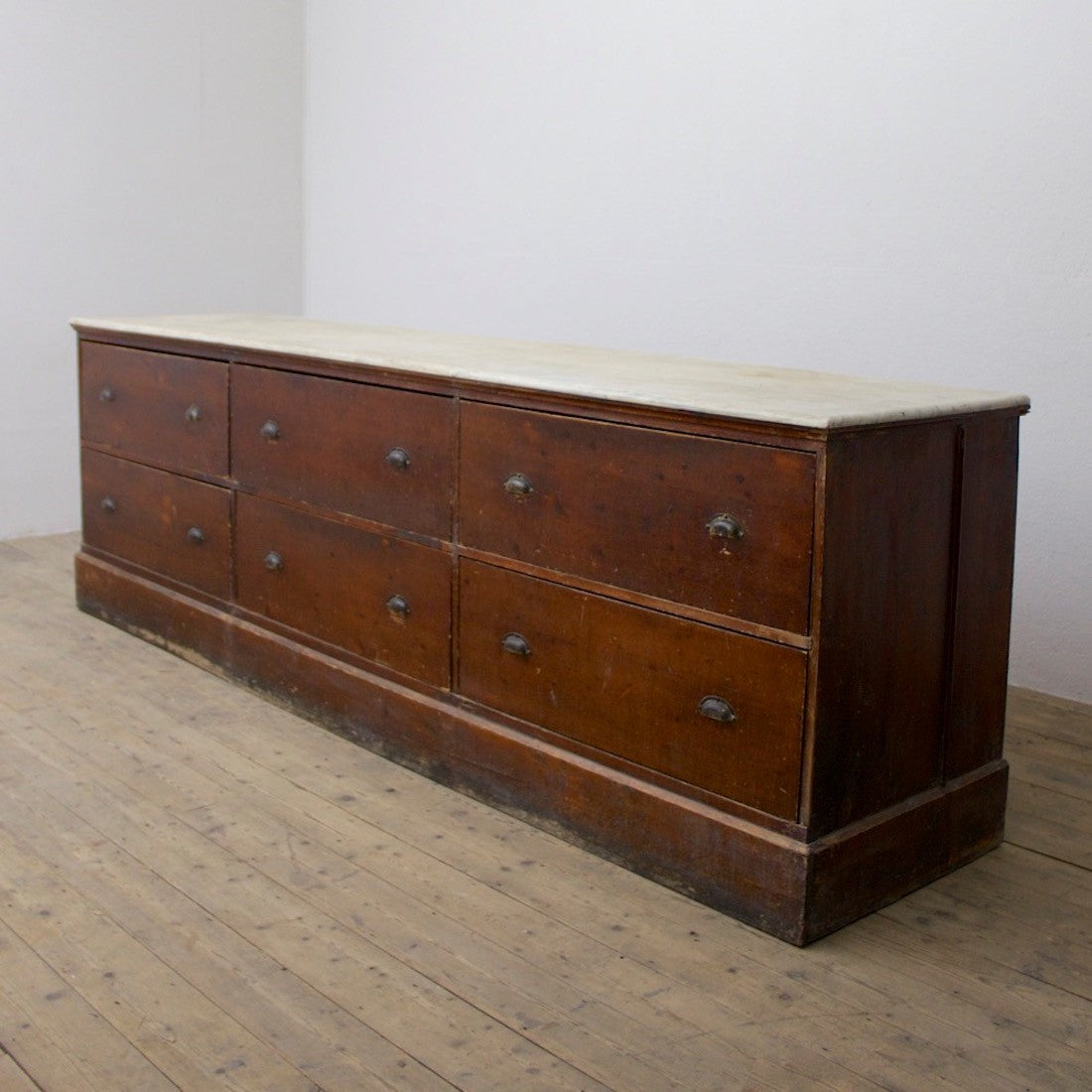 A large C19th shop counter