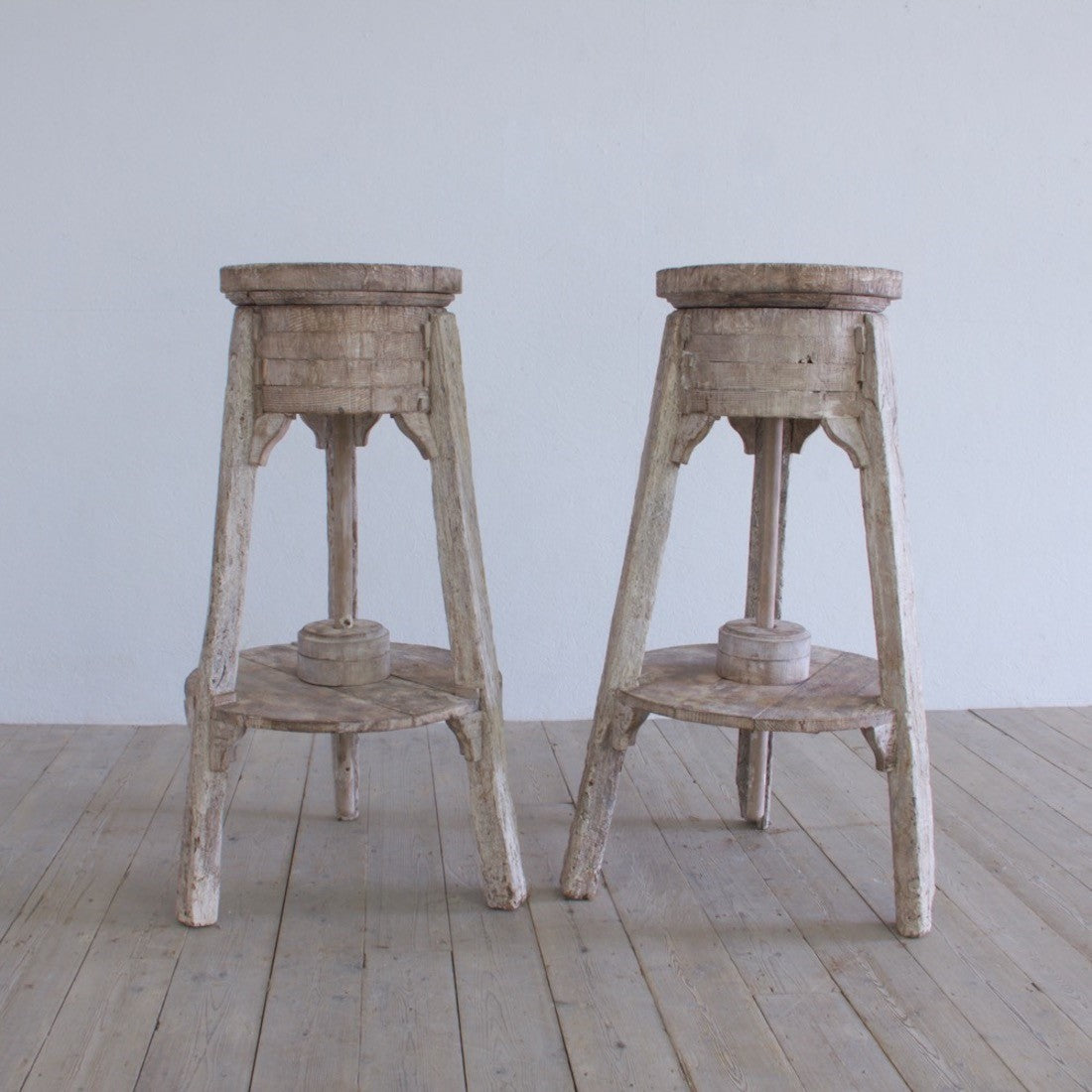 A pair of sculptor's stands