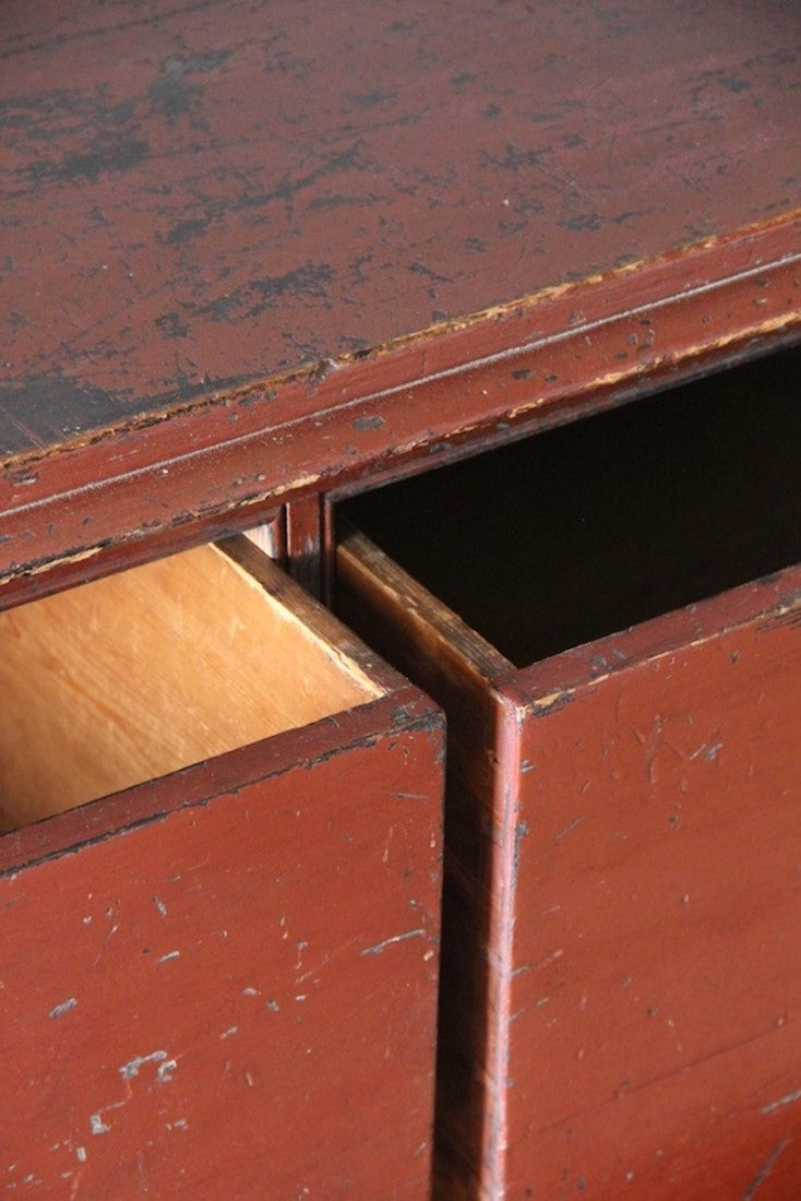 A large haberdashery chest