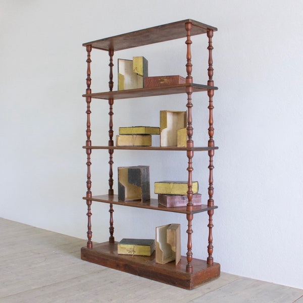 C19th print shop shelves