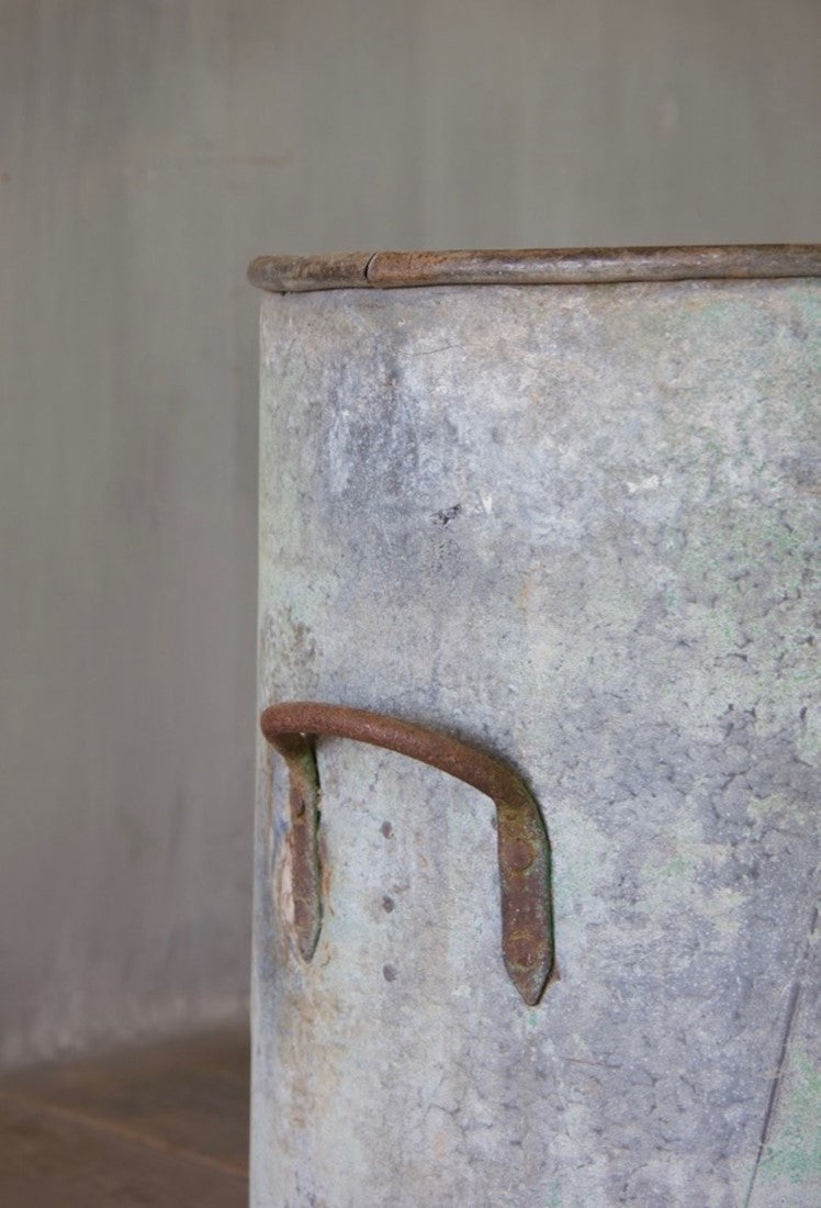 A large tole tub in original paint