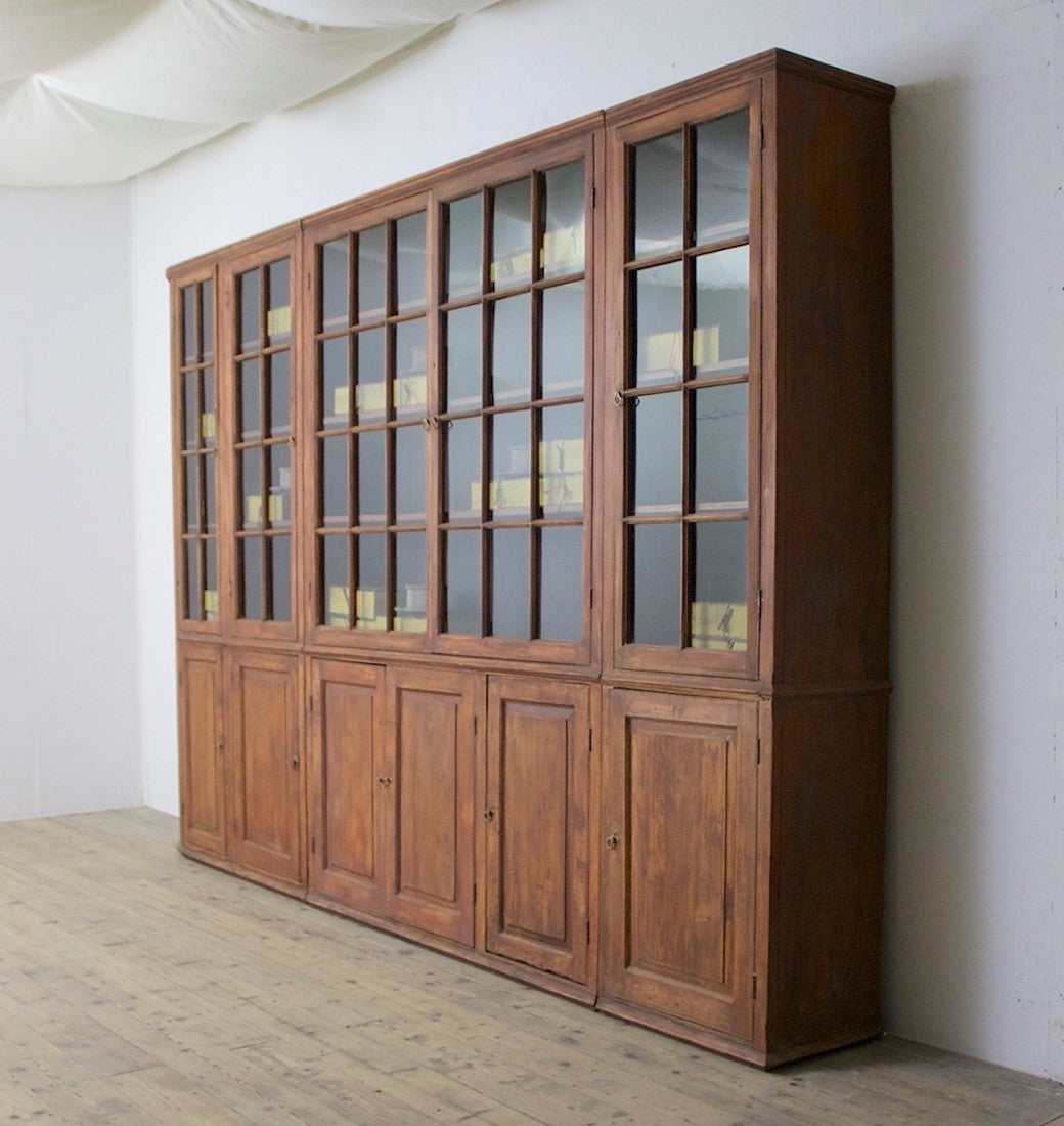 An C18th library cabinet