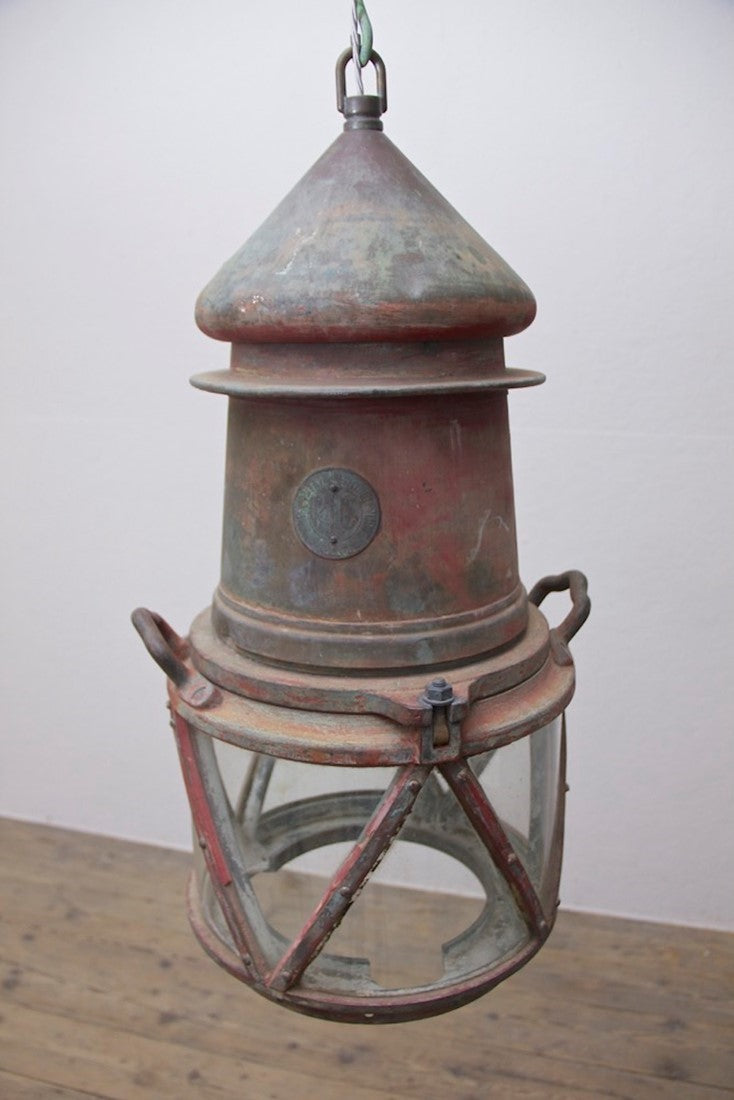 A bronze Buoy lantern