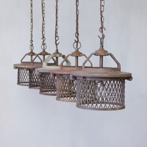 5 cage lights