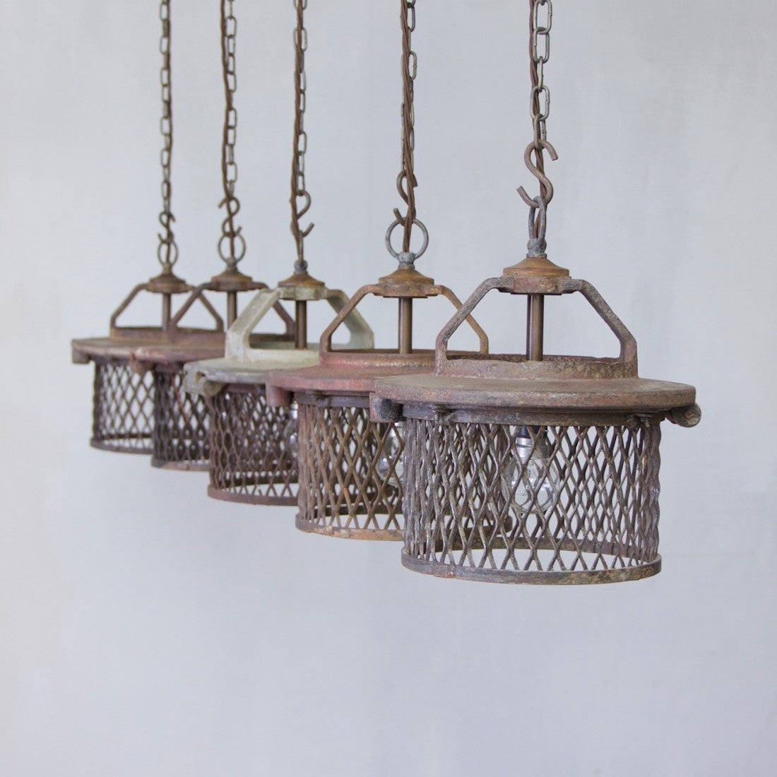 5 cage lights