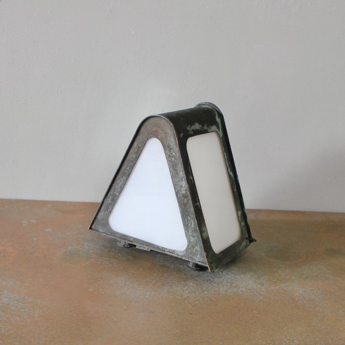 A 1930s overdoor wall lantern