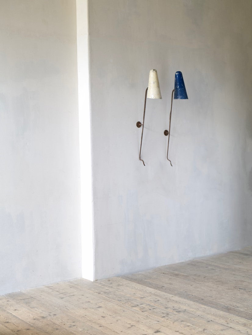 Two 1950s wall lights