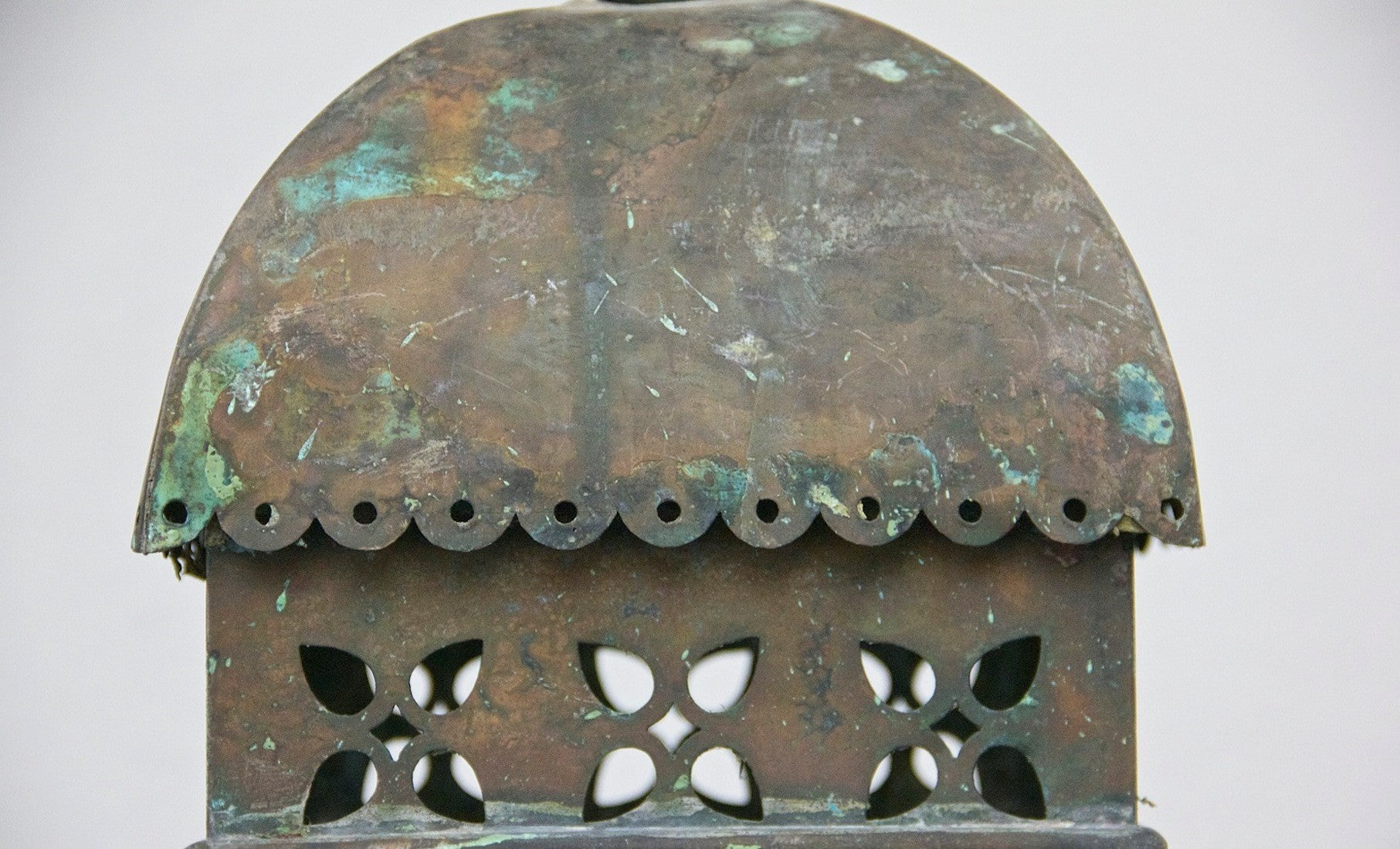 A C19th copper lantern