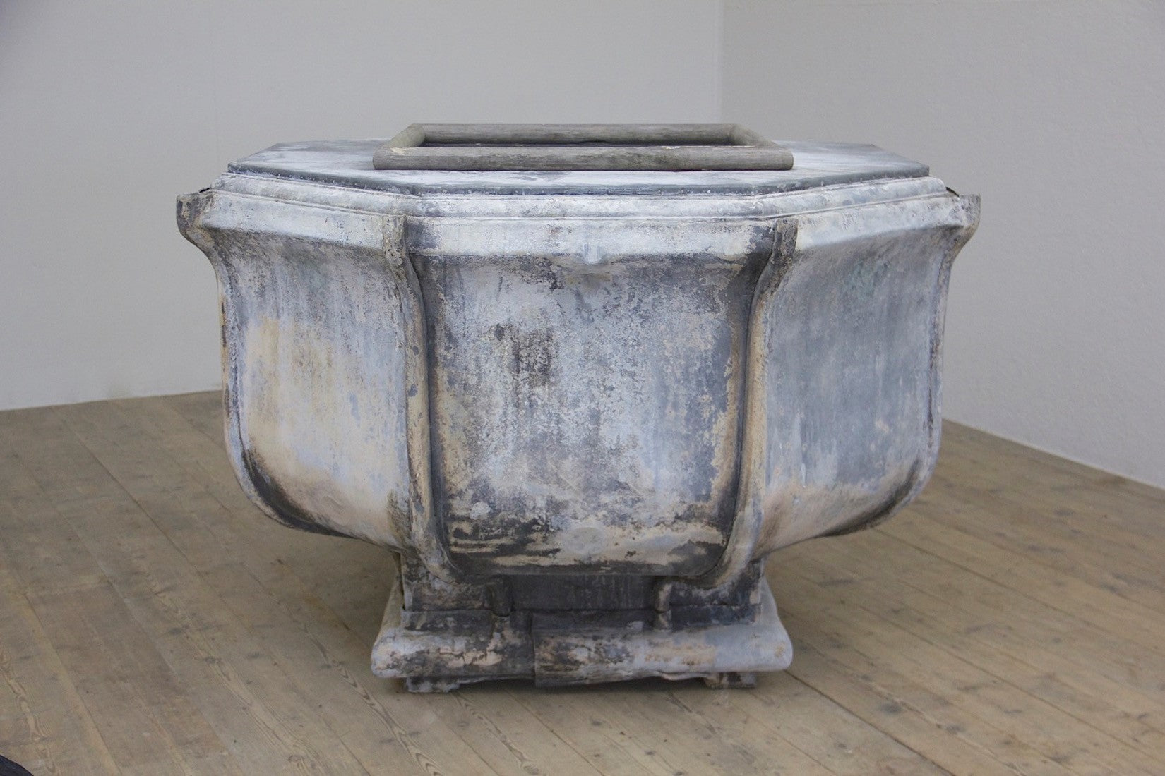 A large C19th lead planter