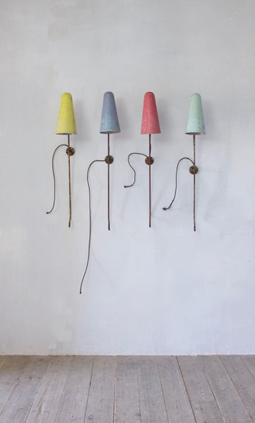 4 1950s wall lights