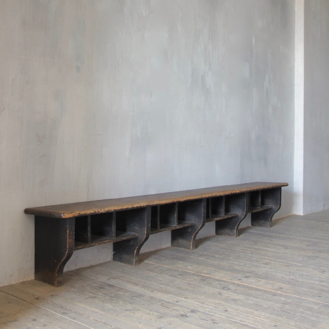 A 19th century pavilion bench