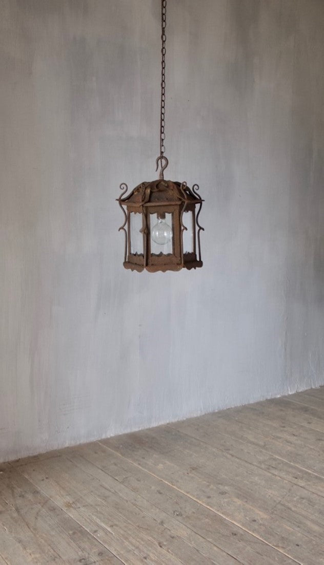 An Art Nouveau lantern