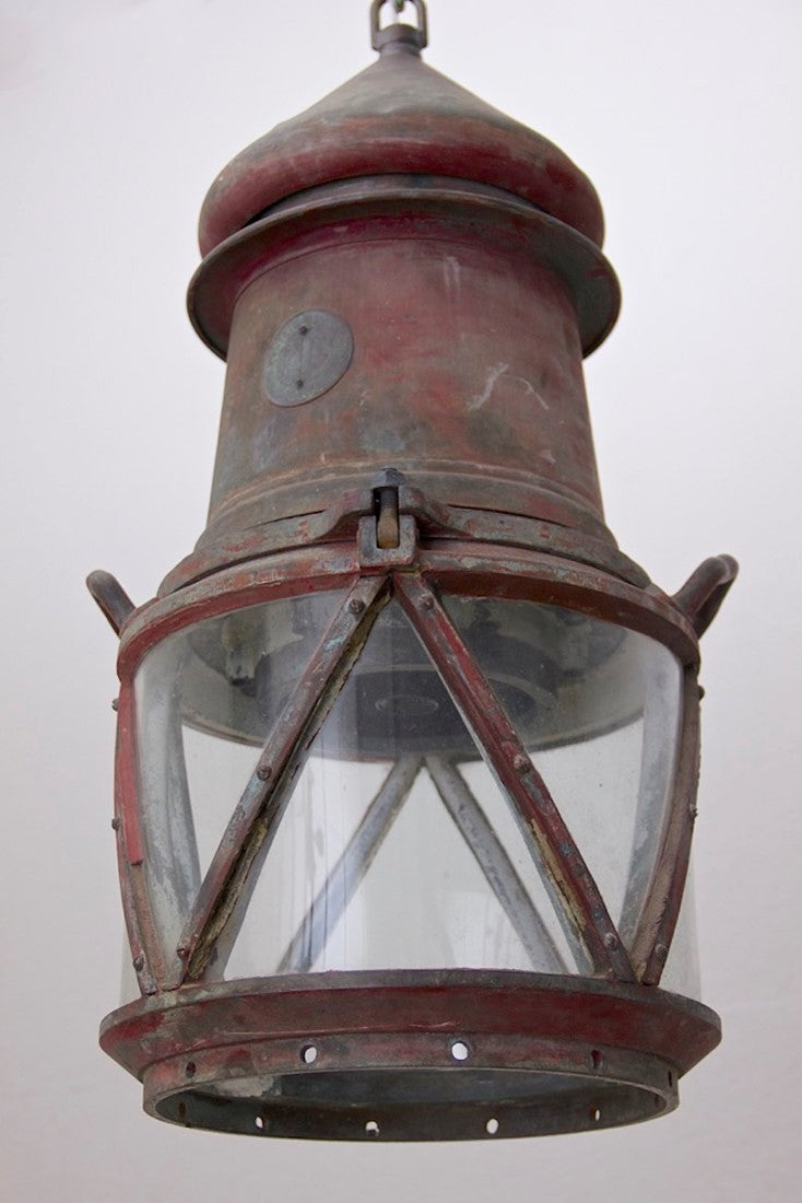 A bronze Buoy lantern